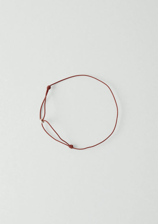 Helena Rohner Silver Bead String Bracelet | Plum/Silver