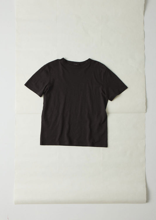 Theo Organic Cotton Short Sleeve Tee | Carbon Black