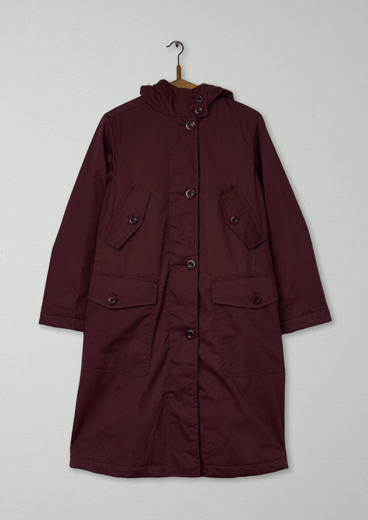 Reworn Cotton Parka Size 6 (135) | Hickory
