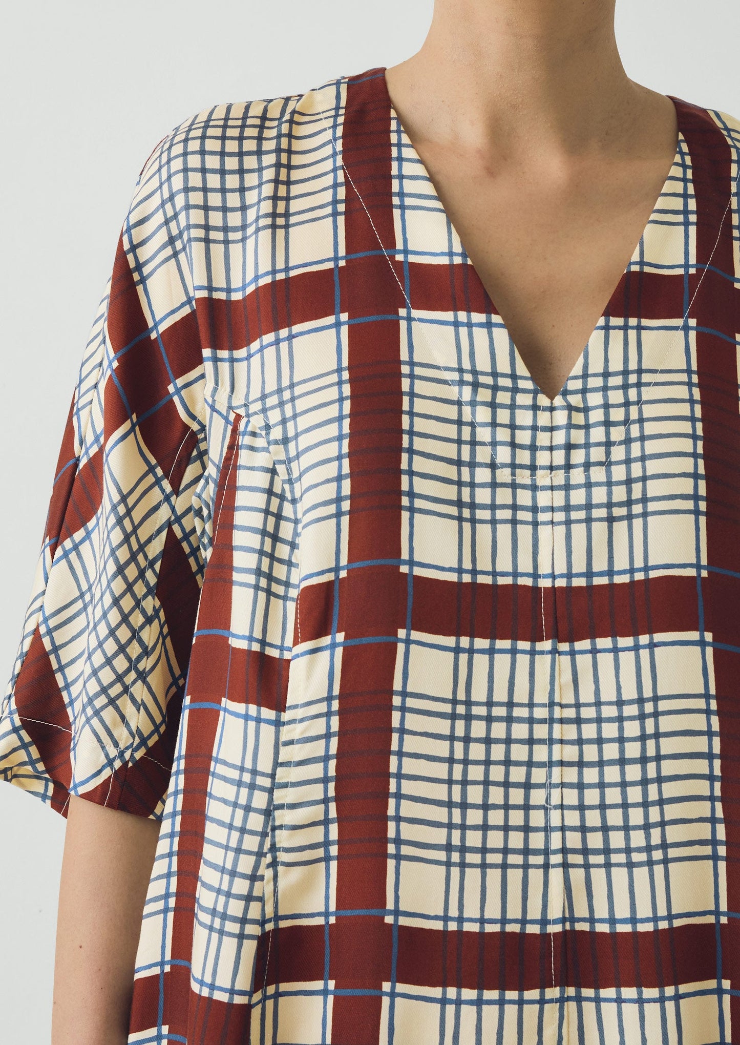 Tablecloth Print Dress | Soya/Multi